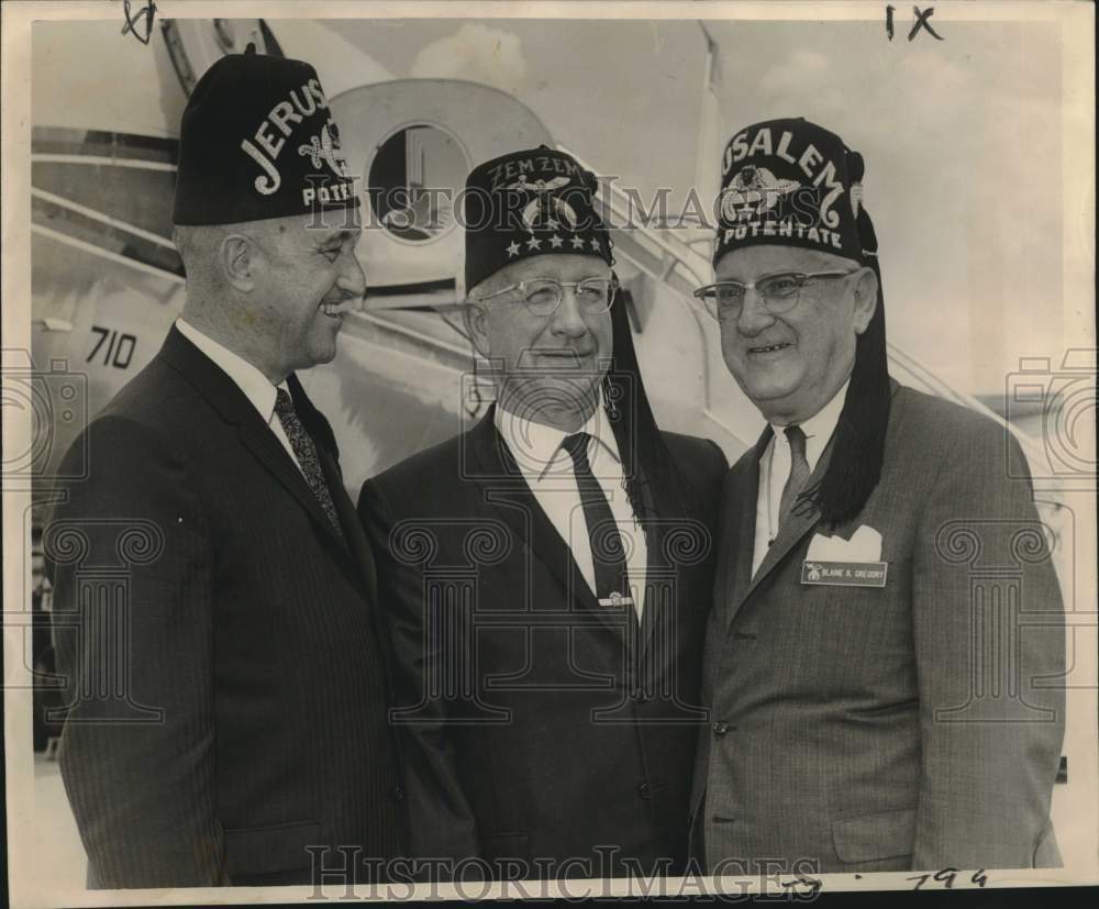 1964 Members of Southeastern Shrine Association Meet at Airport-Historic Images