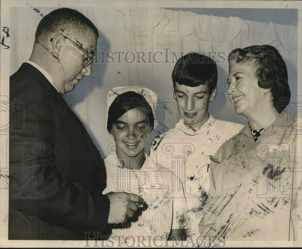 1966 C. C. Clifton, speaker for DePaul Hospital volunteers-Historic Images