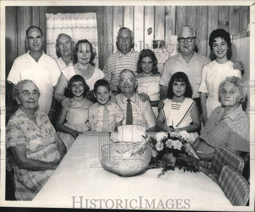 1962 Birthday Celebration of Alvin Hingle, Gretna, Louisiana - Historic Images