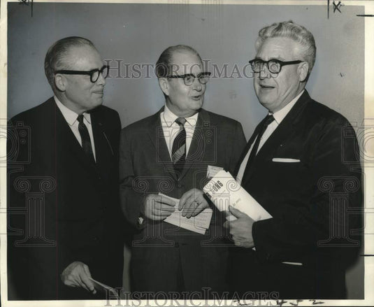 1961 Press Photo Southern Baptist Convention Officials at Annual Session - Historic Images