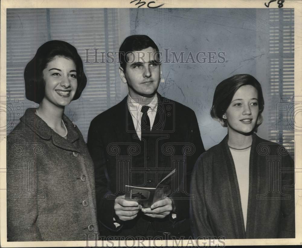 1964 Lynn Farwell, Larry Green &amp; Rosemonde Kuntz of Louisiana-Historic Images