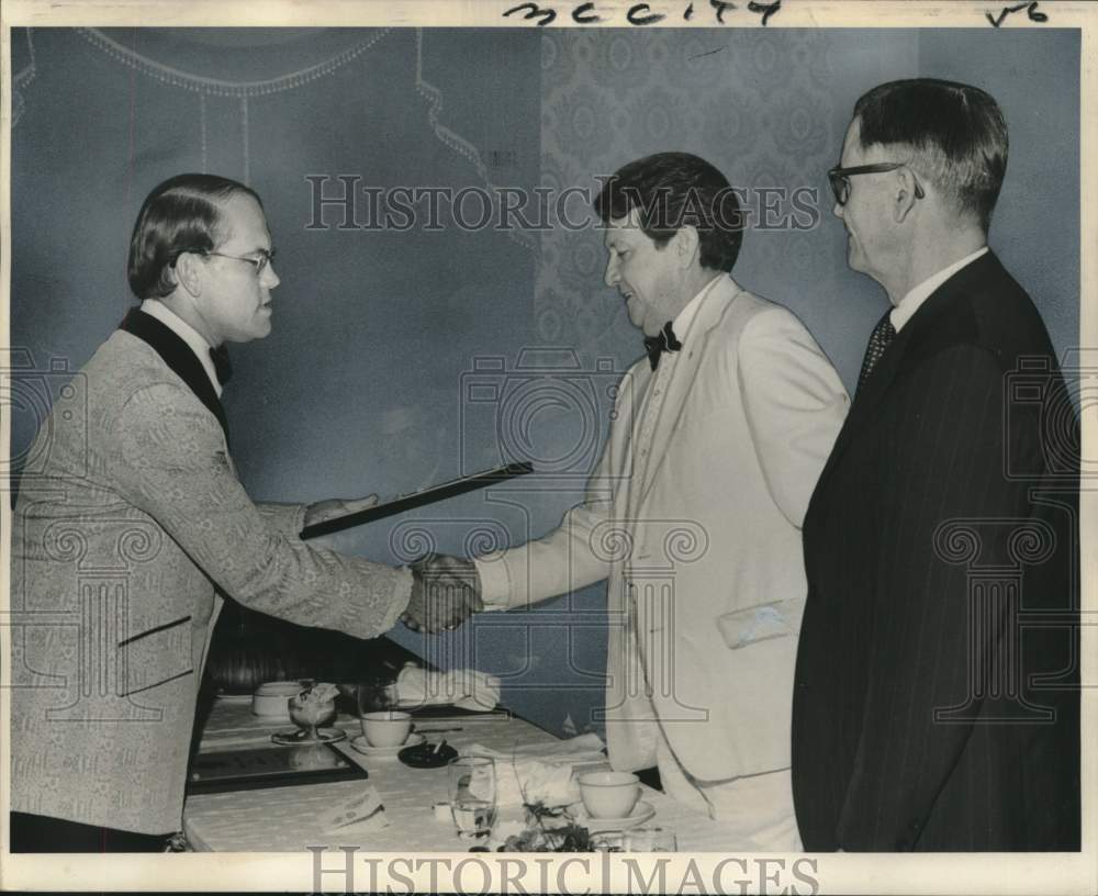 1972 Editor George W. Healy Jr. receives Public Service Award - Historic Images