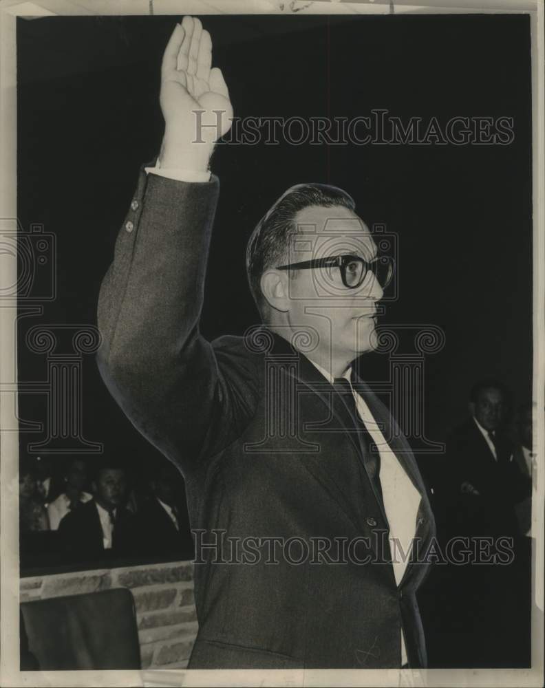 1964 Judge Cyril J. Gracianette Took Oath at First Parish Court - Historic Images