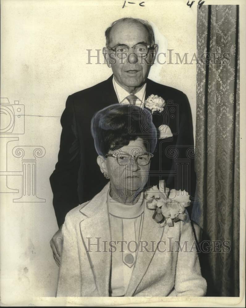 1970 Press Photo Mr. & Mrs. Manuel Hidalgo Celebrate 50th Wedding Anniversary-Historic Images