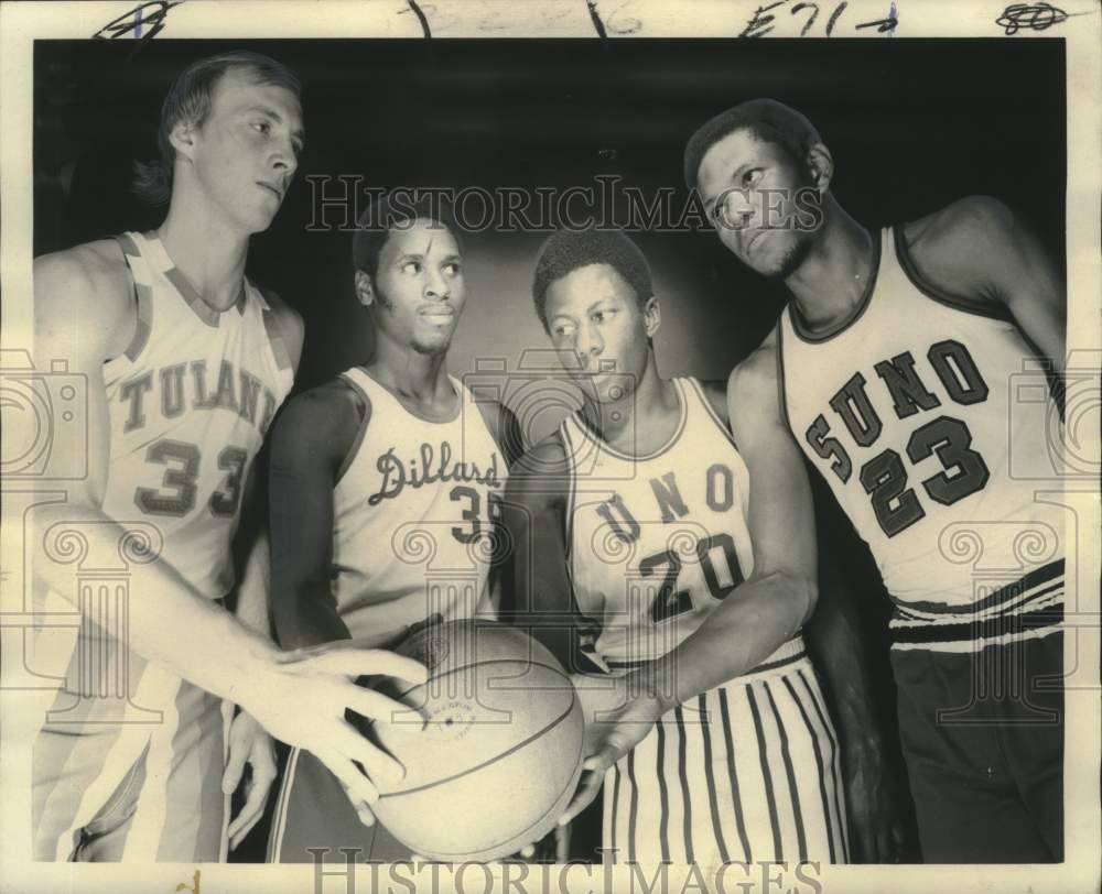 1974 Press Photo Selection to the The Times-Picayune&#39;s All-City team - noo31350 - Historic Images