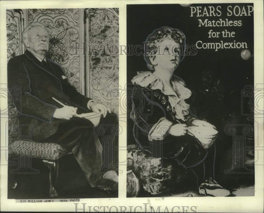 1967 Press Photo Sir William James- Pear's Soap Image model - noo32367-Historic Images