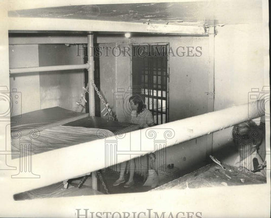 1970 Press Photo Women's Prison Cell with No Air Circulation - noo32465-Historic Images