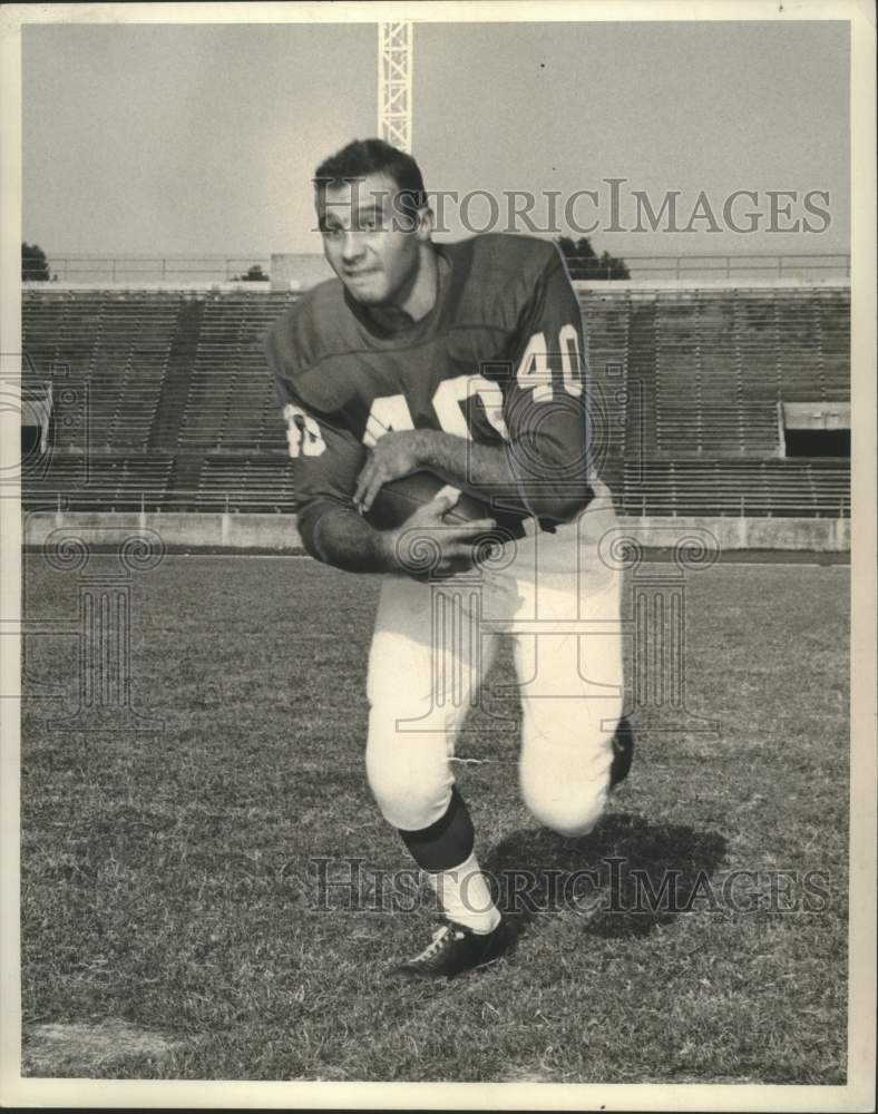 1966 Press Photo Rudy Kael, Football Player - noo33898-Historic Images