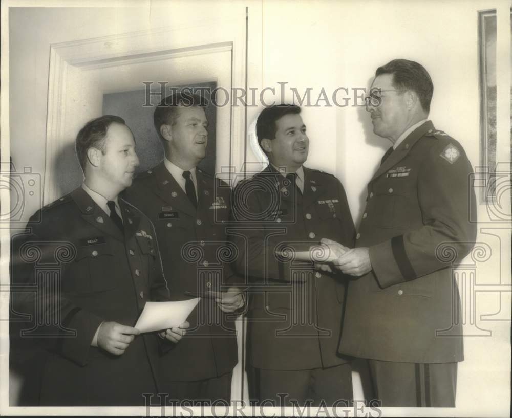 1967 Louisiana Military Department Officers Complete Training-Historic Images