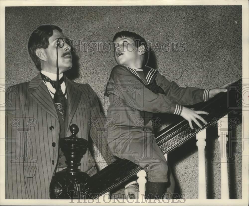 1961 Roger Keller and Tim Carr in &quot;Life with Father&quot; - Historic Images