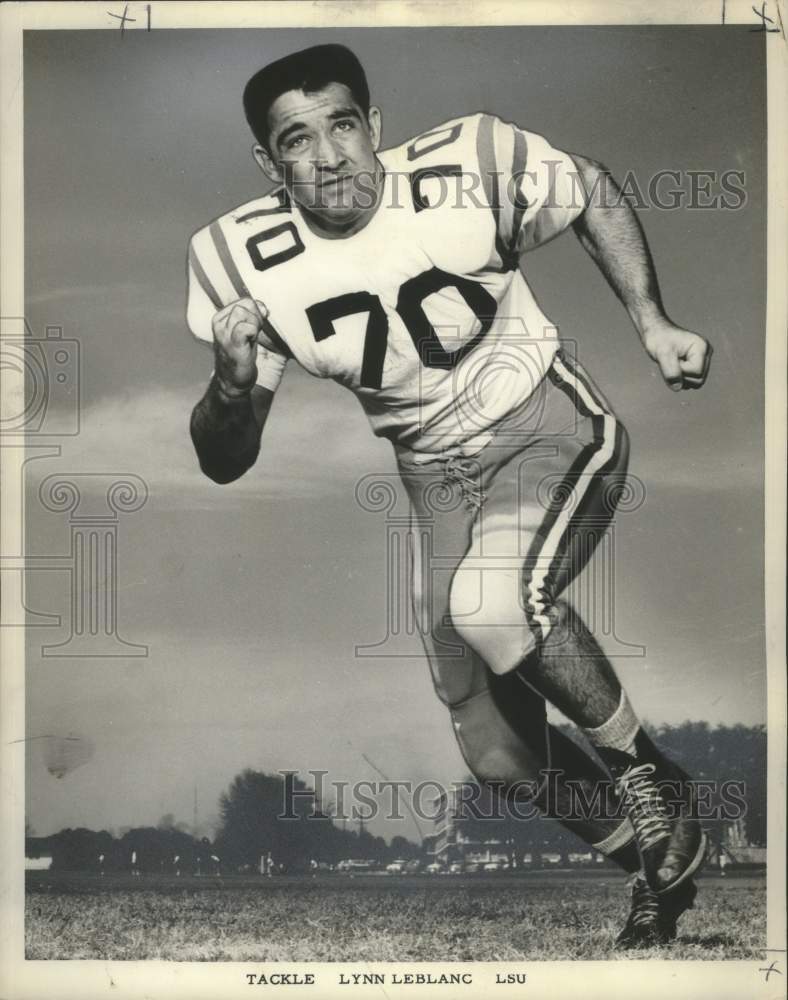 1959 Football - LSU's Lynn LeBlanc-Historic Images