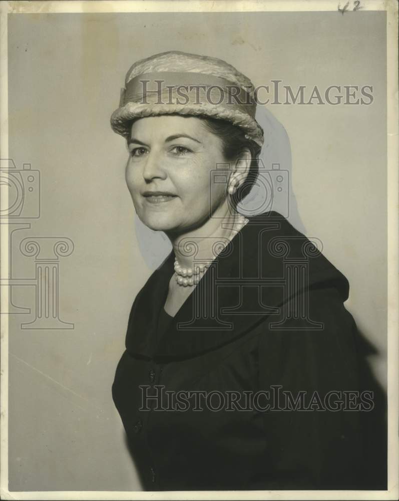 1959 Mrs. Nat B. Knight Jr., New President of Twilight Gardens-Historic Images