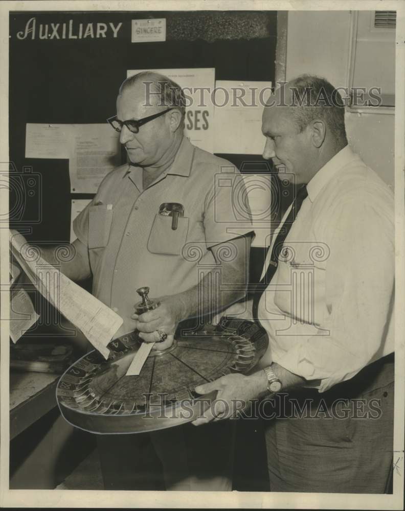 1960 Sam LeBlanc &amp; George Gilesie- Jefferson Parish Sheriff&#39;s office - Historic Images