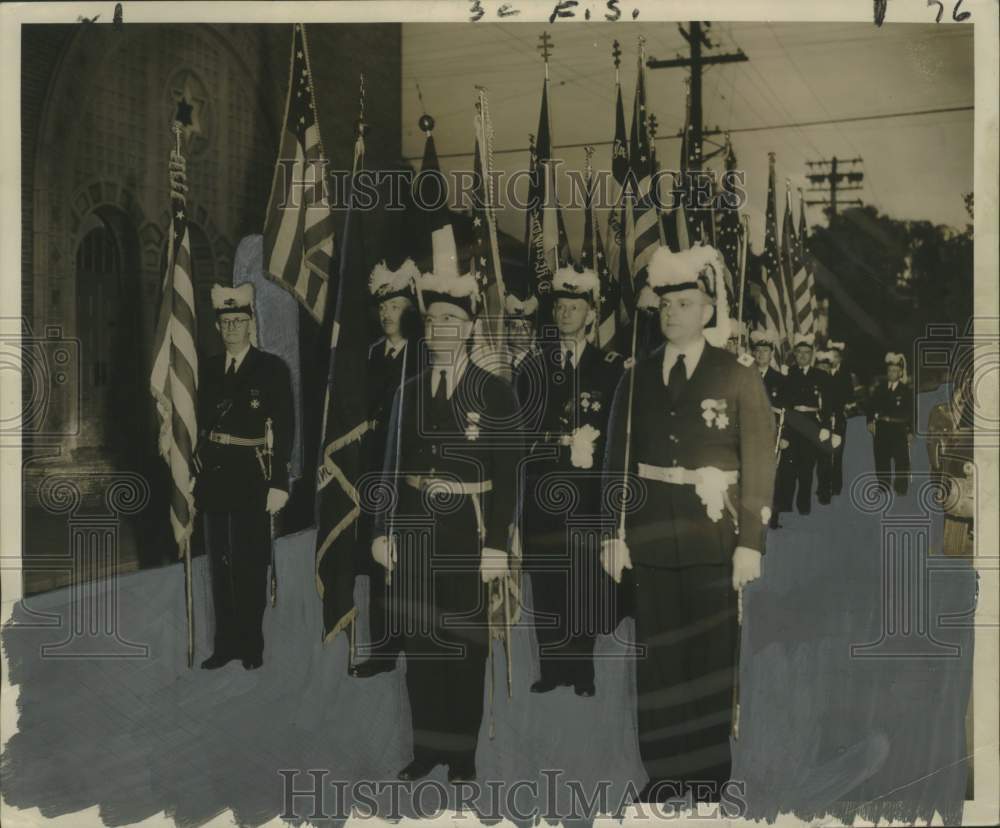 Press Photo Joint Knights Templar Easter services Parade - noo35577 - Historic Images