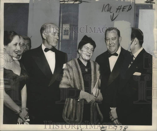 1953 Press Photo Testimonial dinner in honor of Trygve Lie at Roosevelt Hotel - Historic Images