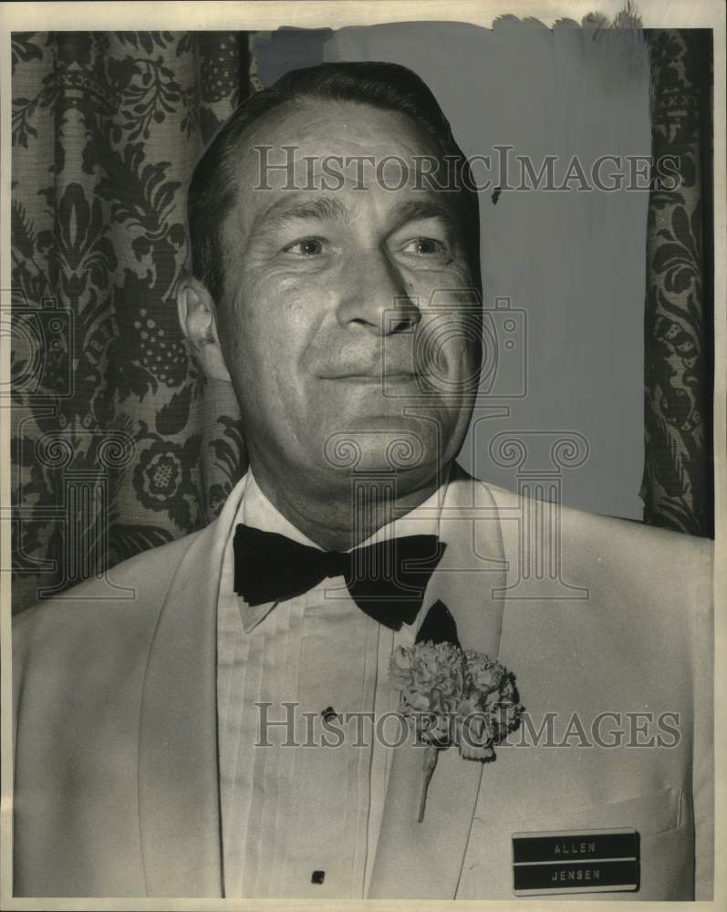 1968 Allen H. Jensen, president of the Rotary Club of Gentilly-Historic Images