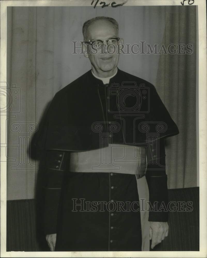 1960 Msgr. Joseph P. Janssen, pastor of St. Cecilia church - Historic Images