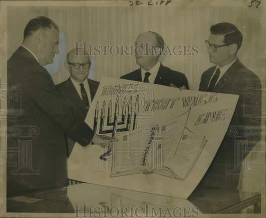 1963 Planning for the 120th anniversary observance of B'nai B'rith - Historic Images