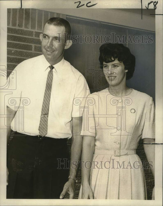 1965 Ausie & Joan Grigg honored in the Good Provider activities - Historic Images