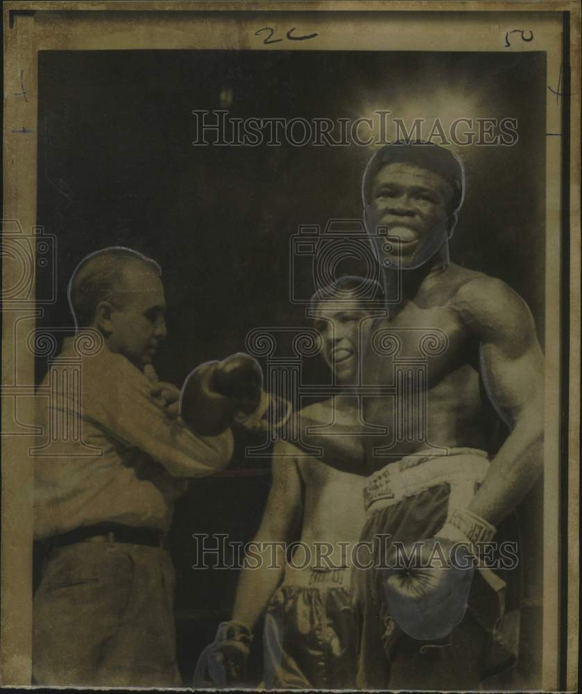 Press Photo Griffith in a bout with his fierce contender - noo37574- Historic Images