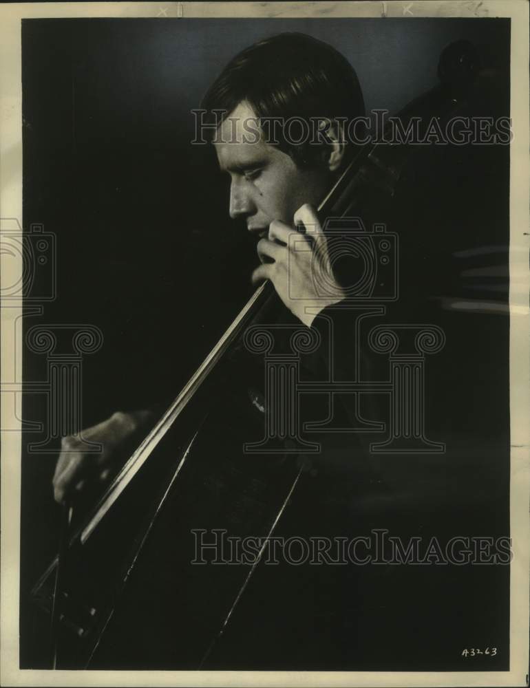 1974 Press Photo Roman Jablonskly, Cellist from Poland - Historic Images