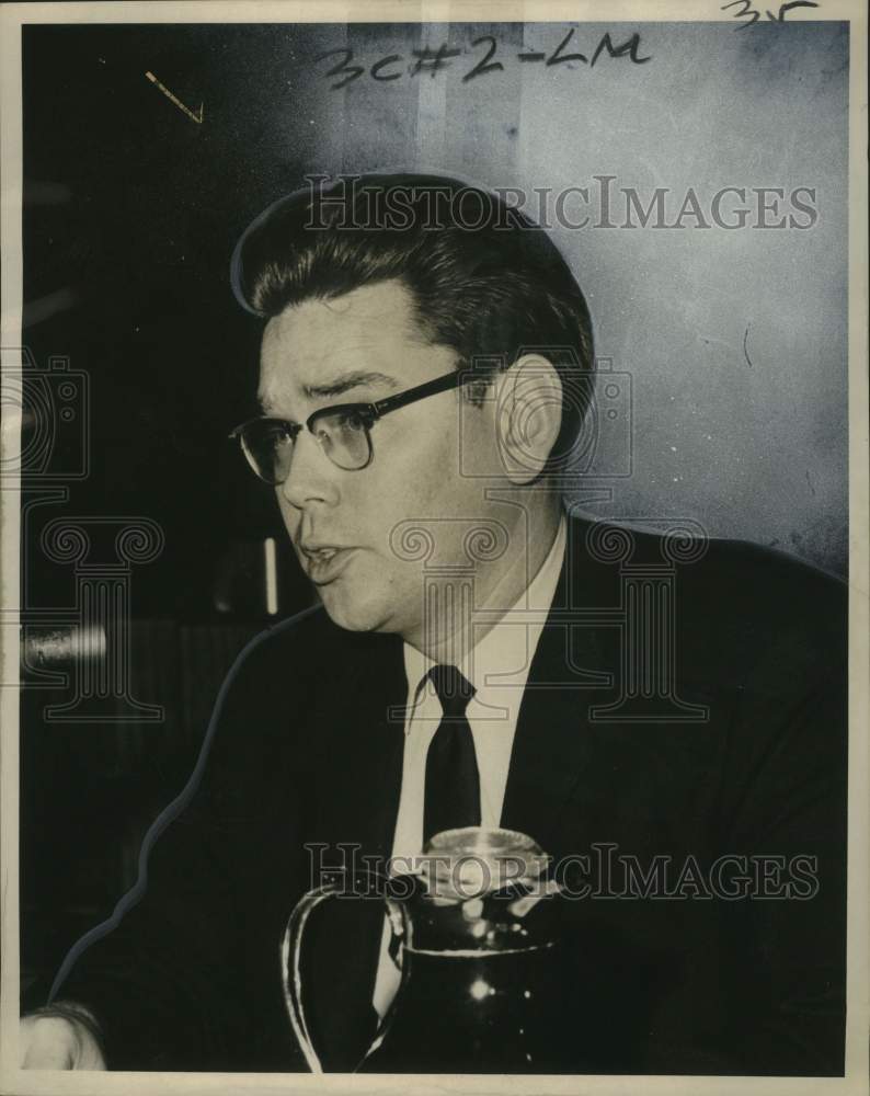 1967 Press Photo Lawrence Lagarde,Young Men&#39;s Business Club- Greater New Orleans - Historic Images