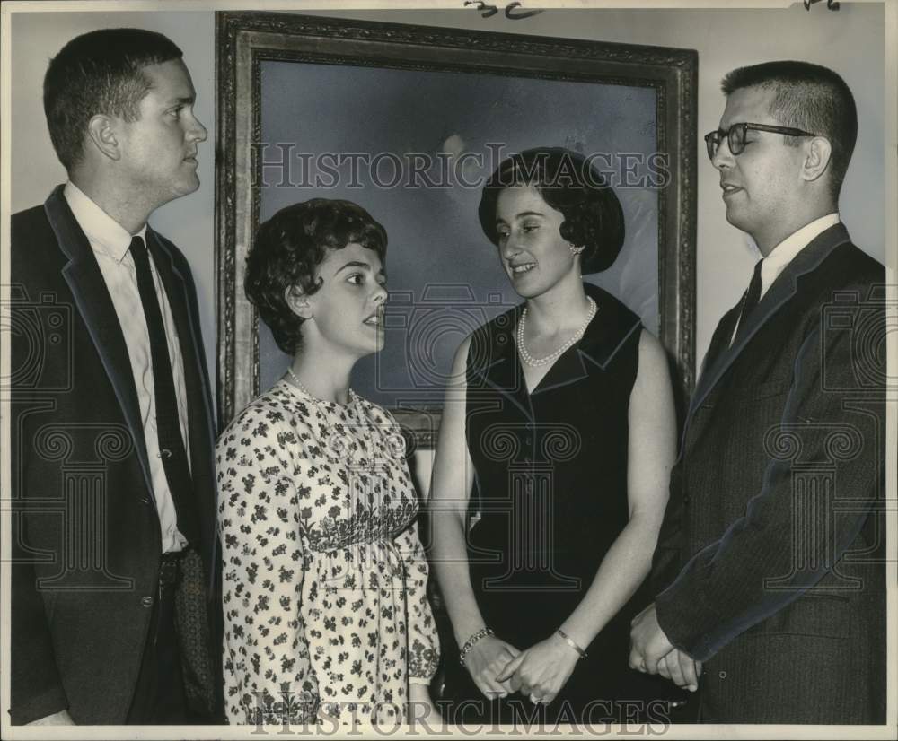 1964 Mr. &amp; Mrs. Felix Jackson with Mr. &amp; Mrs. Cyrus Strong - Historic Images