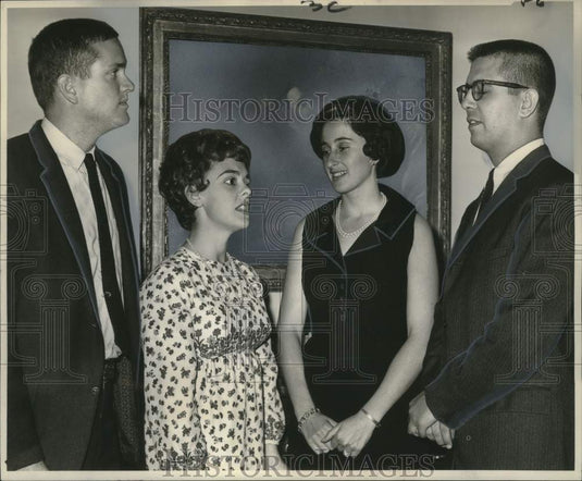 1964 Mr. & Mrs. Felix Jackson with Mr. & Mrs. Cyrus Strong - Historic Images