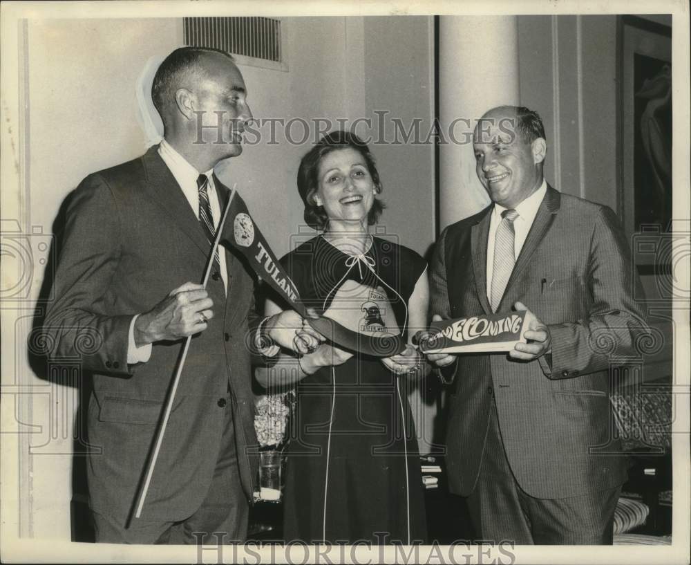 1969 Mr. John E. Jackson Junior and Tulane Homecoming committee-Historic Images