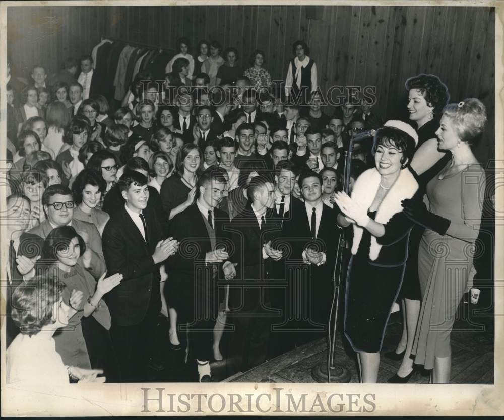 1964 Stars of the Roosevelt Hotel&#39;s Blue Room-March of Dimes Drive-Historic Images