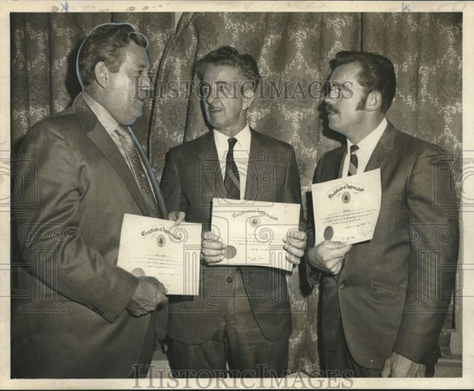 1969 Certificates given by American Federation Police- Pelican State-Historic Images
