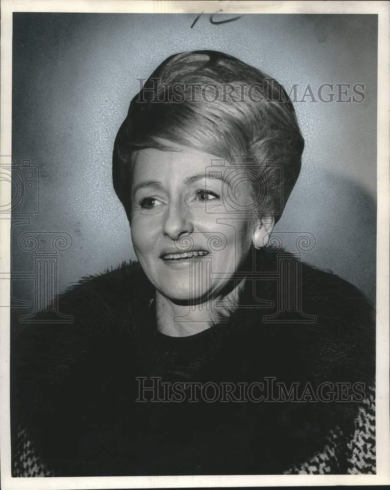 1966 Press Photo Mrs. Marcus Labiche, Charity Hosp Volunteer Advisory Committee - Historic Images