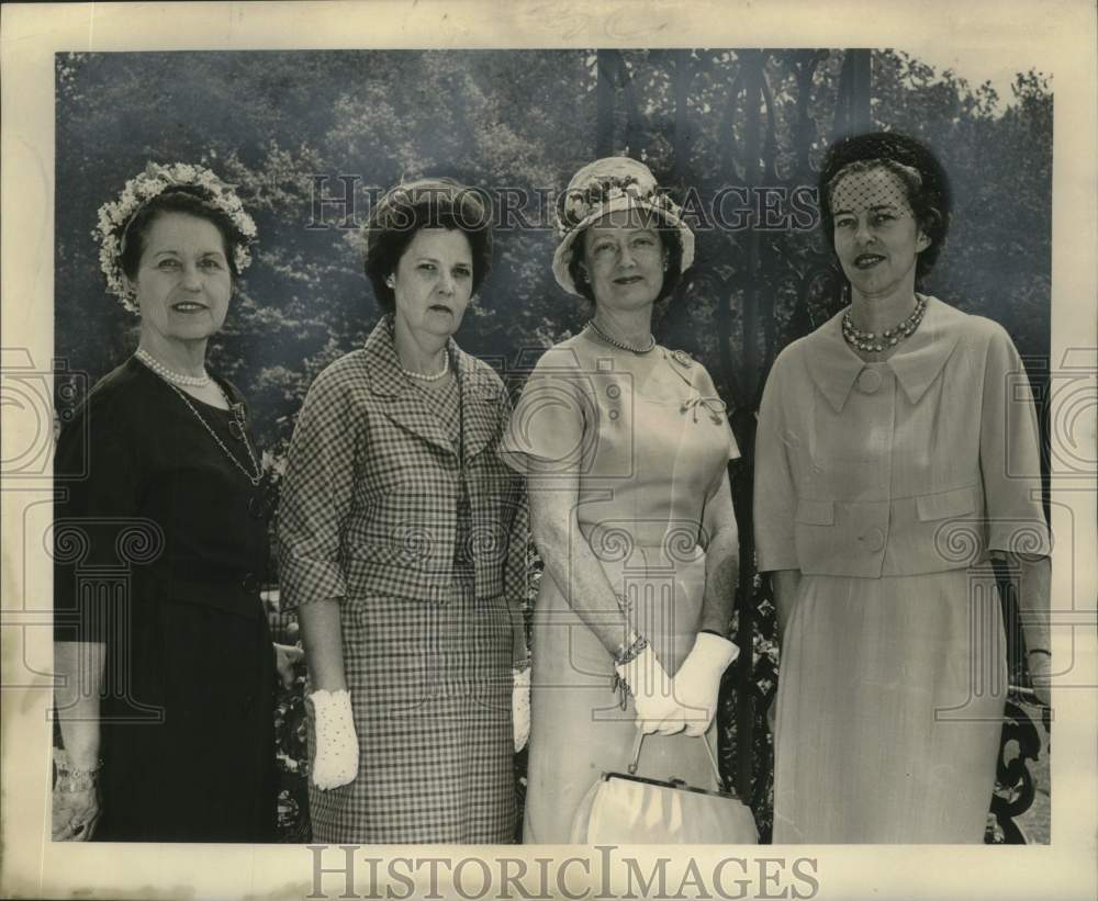 1965 Members of the Orleans Club at clubhouse in St. Charles ave.-Historic Images