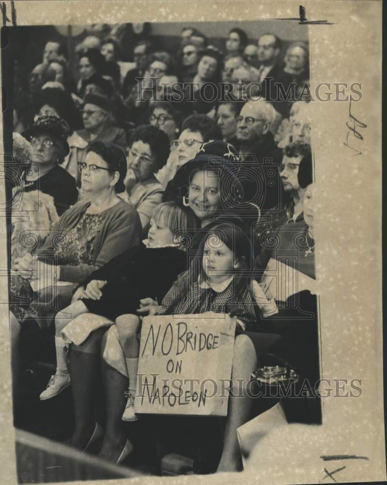 1967 Hearing on proposed uptown Napoleon Ave. bridge in New Orleans - Historic Images