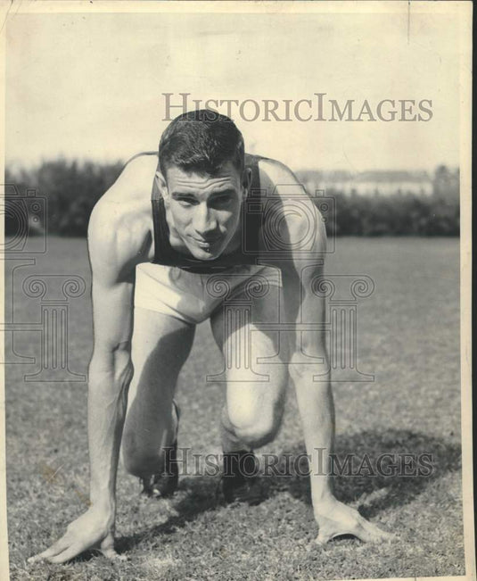 1967 Press Photo Mark McCoy ran at Southern Relays in Birmingham - noo42508- Historic Images