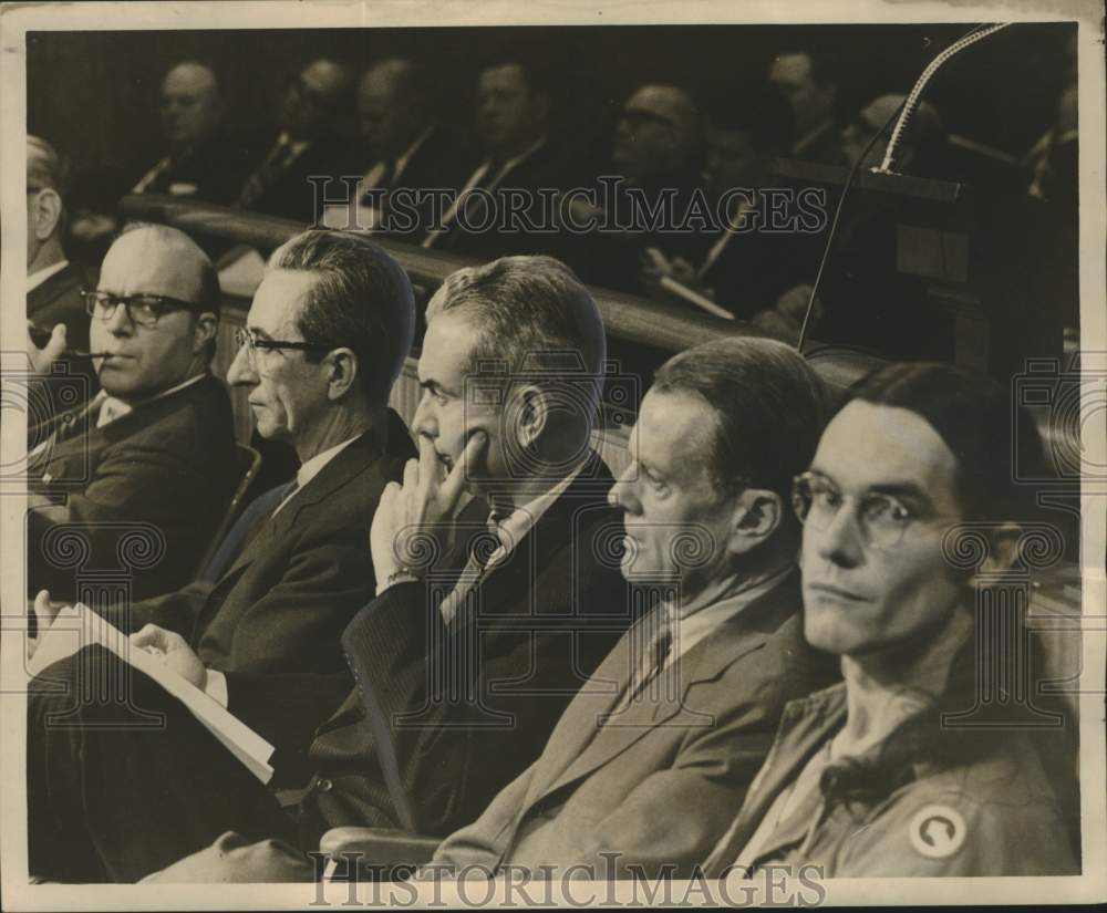 1972 Press Photo New Orleans Public Service executives testify to City Council - Historic Images