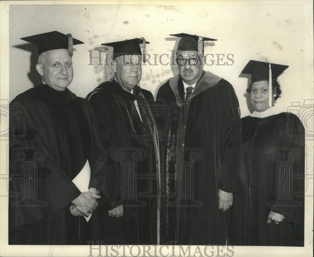 1969 Press Photo Dignitaries at the Dillard University&#39;s centennial observance- Historic Images