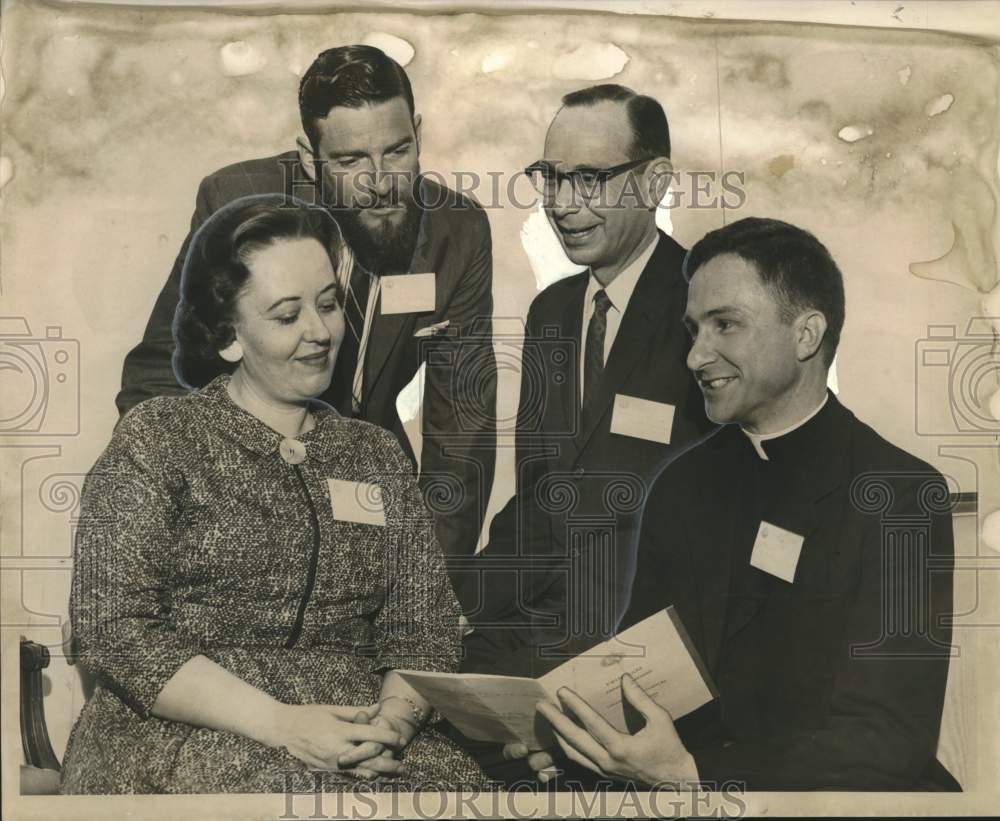 1964 Press Photo Louisiana Historical Association Association at Sheraton Hotel - Historic Images