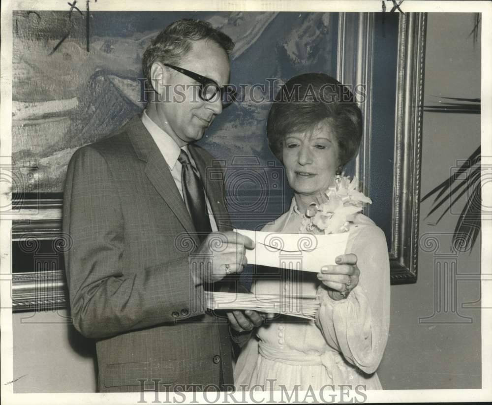 1970 Press Photo Mrs. Mannie Mallowitz, Orleans Parish Medical Society President - Historic Images