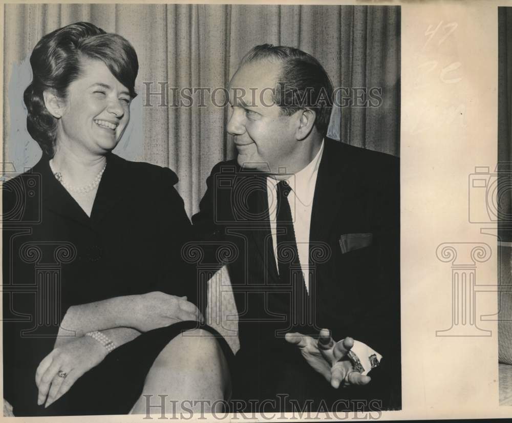 1963 Mrs. Arnold Levy & Joey Adams at the Angel Ball Fundraising-Historic Images