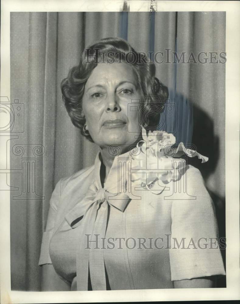 1974 Press Photo Mrs. Harold Molaison, president, New Orleans Garden Society- Historic Images