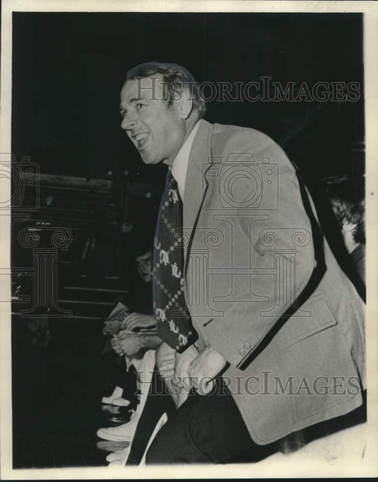 1975 Press Photo Tulane's Charlie Moir, basketball coach - noo47858- Historic Images
