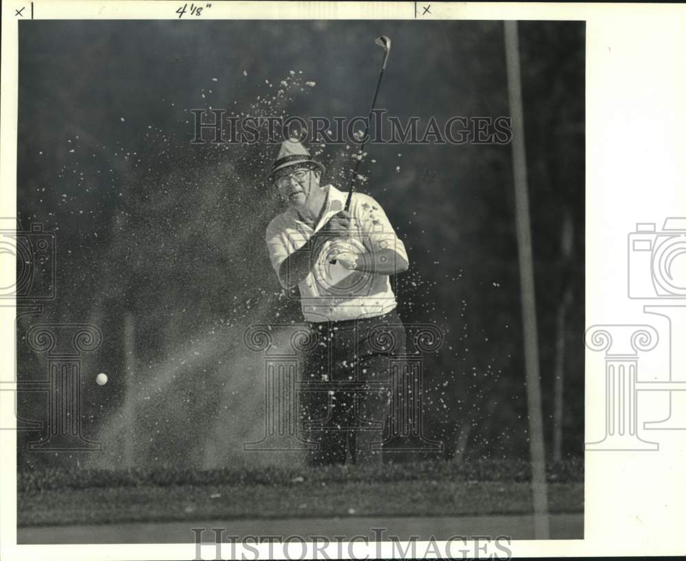 1985 Press Photo USF&amp;G&#39;s Jack Mosely at Lakewood Country Club - noo48756 - Historic Images