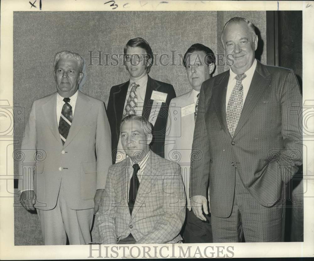 1974 Press Photo New Officers of the Louisiana Wholesale Grocers Association - Historic Images