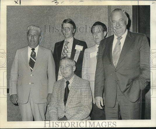 1974 Press Photo New Officers of the Louisiana Wholesale Grocers Association - Historic Images