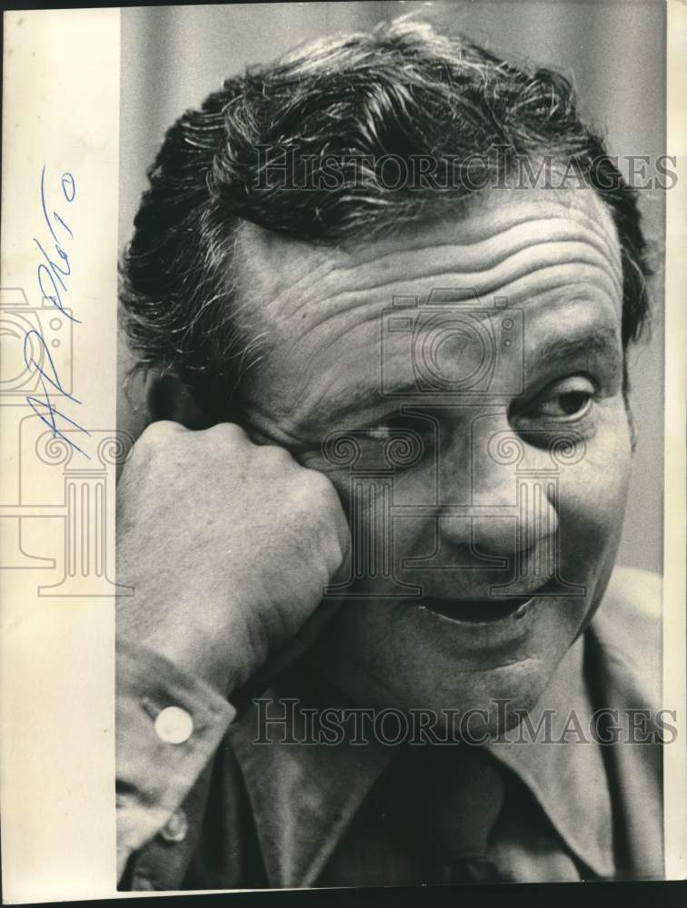 1973 Press Photo New Orleans Saints Coach John North Smiling - noo49547 - Historic Images