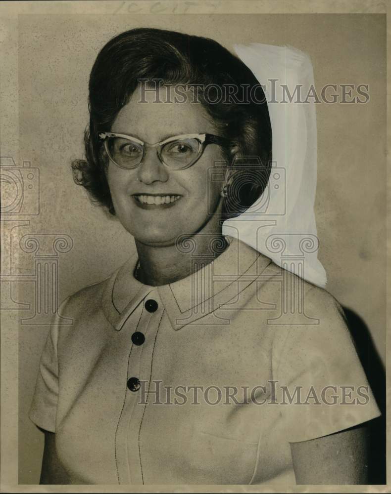 1969 Press Photo Mrs. William Norsworthy, New Orleans Council of Parent-Teachers-Historic Images