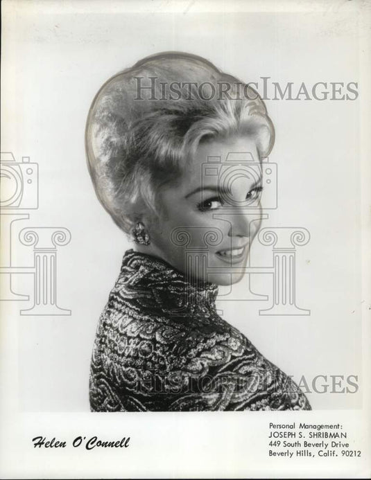 1975 Helen O'Connell, Singer - Historic Images
