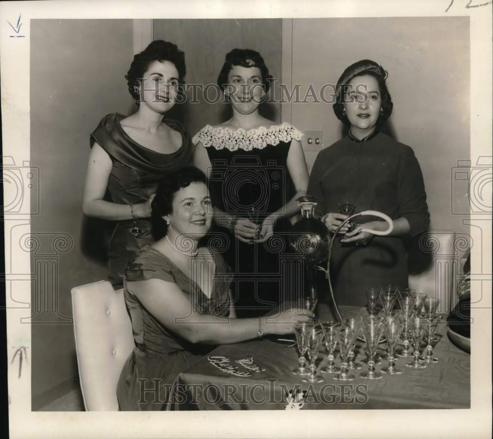 1958 Holiday Party of the Sprig and Twig Garden Club - Historic Images