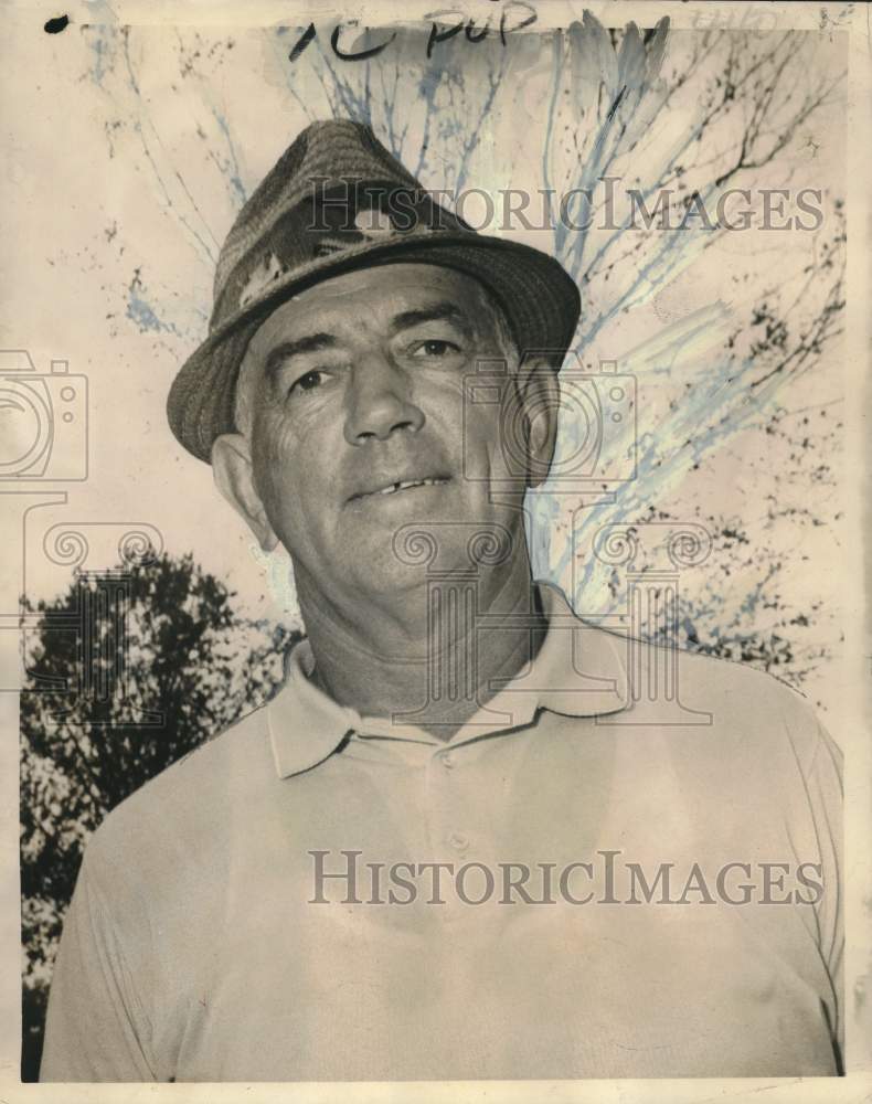 1970 Press Photo Curtis Person competing at Colonial Country Club Tournament- Historic Images